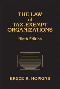 The Law of Tax-Exempt Organizations