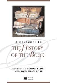 A Companion to the History of the Book