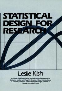 Statistical Design for Research