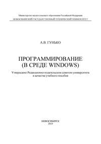 Программирование (в среде Windows)