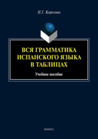 Вся грамматика испанского языка в таблицах