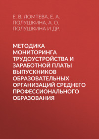 Методика мониторинга трудоустройства и заработной платы выпускников образовательных организаций среднего профессионального образования