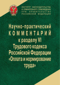 Научно-практический комментарий к разделу VI Трудового кодекса РФ «Оплата и нормирование труда»