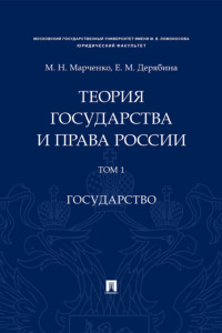 Теория государства и права России. Том 1. Государство