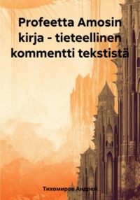 Profeetta Amosin kirja – tieteellinen kommentti tekstistä