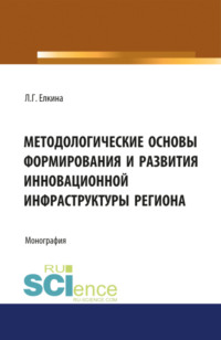 Методологические основы формирования и развития инновационной инфраструктуры региона. (Аспирантура, Бакалавриат, Магистратура). Монография.