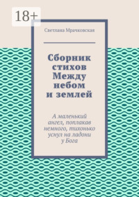 Сборник стихов Между небом и землей. А маленький ангел, поплакав немного, тихонько уснул на ладони у Бога
