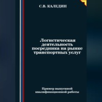 Логистическая деятельность посредника на рынке транспортных услуг