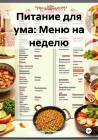 Питание для ума: Меню на неделю