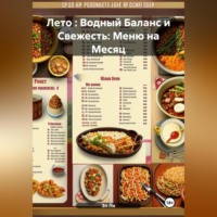 Лето : Водный Баланс и Свежесть: Меню на Месяц