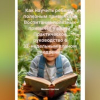 Как научить ребенка полезным привычкам. Воспитание полезных привычек у детей: Практическое руководство с 32-недельным планом внедрения