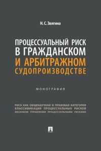 Процессуальный риск в гражданском и арбитражном судопроизводстве. Монография