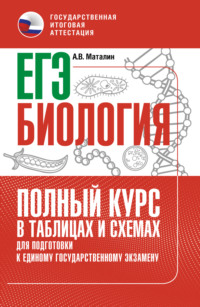 ЕГЭ. Биология. Полный курс в таблицах и схемах для подготовки к ЕГЭ