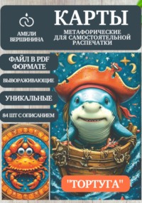 Тортуга – колода психологическо-метафорических карт для самостоятельной распечатки