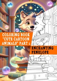 Coloring book «Cute Cartoon Animals». Part 1