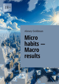 Micro habits – macro results