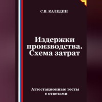 Издержки производства. Схема затрат. Аттестационные тесты с ответами