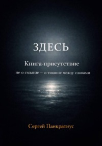 ЗДЕСЬ. Книга-Присутствие. Не о смысле – о тишине между словами