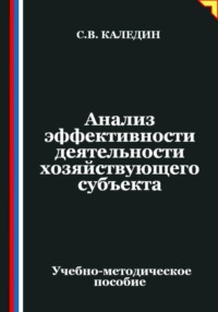 Анализ эффективности деятельности хозяйствующего субъекта