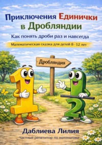Приключения Единички в Дробляндии. Как понять дроби раз и навсегда. Математическая сказка для детей 8—12 лет.