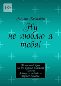 Ну не люблю я тебя! Обреченный брак. За все нужно платить. Измена. Забытая любовь – позднее счастье