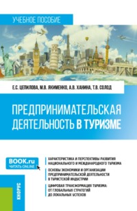 Предпринимательская деятельность в туризме. (Бакалавриат, Магистратура). Учебное пособие.