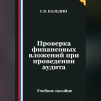 Проверка финансовых вложений при проведении аудита