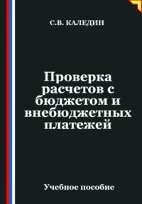 Проверка расчетов с бюджетом и внебюджетных платежей