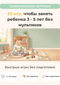 20 игр, чтобы занять ребенка 3-5 лет без мультиков