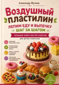Воздушный пластилин. Лепим еду и выпечку шаг за шагом. Большая книга мастер-классов для детей и взрослых
