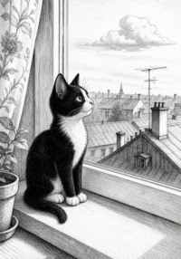 Котик Ляпа исследует мир