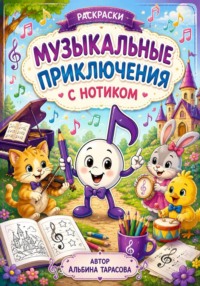 Раскраски "Музыкальные приключения с Нотиком"