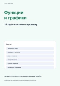 Функции и графики. 16 задач на чтение и проверку