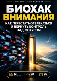 Биохак внимания Практический воркбук: как перестать отвлекаться и вернуть контроль над фокусом