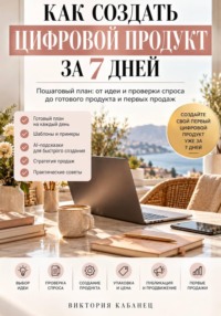 Как создать цифровой продукт за 7 дней